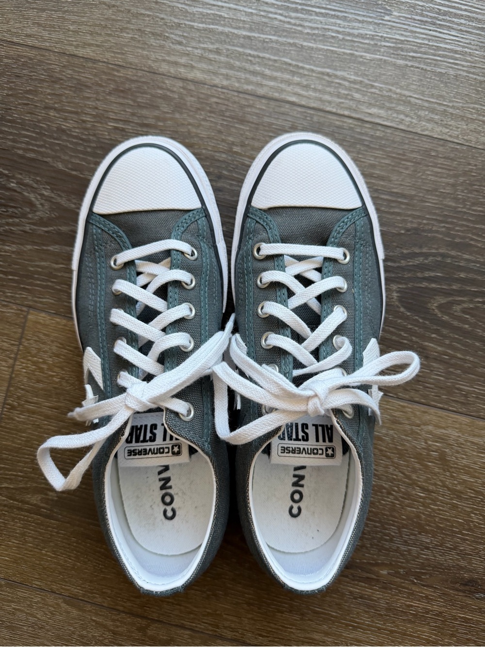 Converse Women’s All Star 76 Low-Top Sneakers in Teal and White